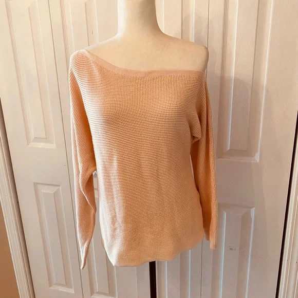 Treasure Bond Sweaters Treasure Bond Off Shoulder Sweater